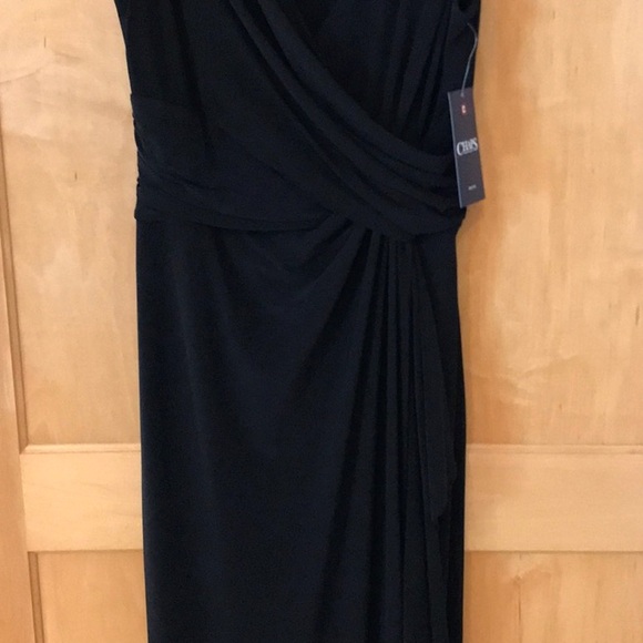 NWT CHAPS long sleeveless wrap-like dress - size 6P - Picture 4 of 9